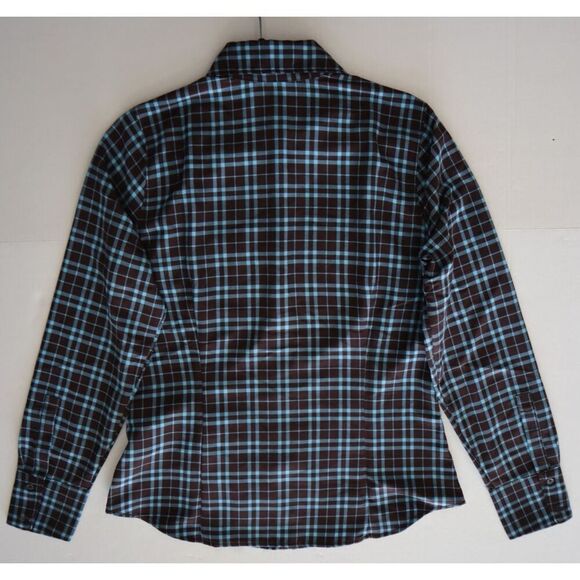 Levi’s A4580-0000 Women's Sz S Blue Plaid Jasper The Everyday Casual Blouse - Picture 9 of 9